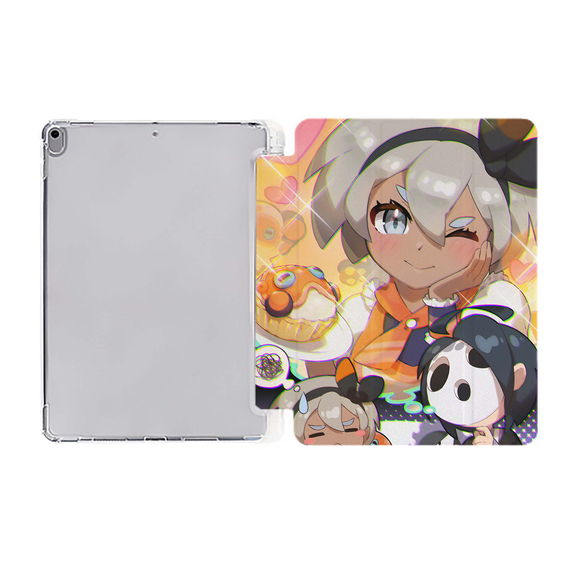 （画像用） ポケットモンスター Pokémon IPad ケース ペン収納付き 三つ折りスタンド PUレザー×シリコン 対応機種9.5/10.5/10.9インチ